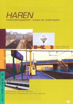 Haren. Moderniseringswerken - travaux de modernisation. Infofolder over de werken. Brochure d'information sur les travaux